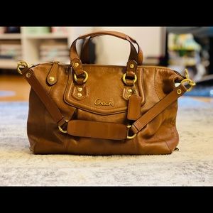 Coach Ashley Leather Satchel